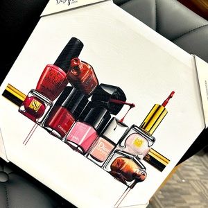 DESIGNER NAIL POLISH WALL ART 🖼️